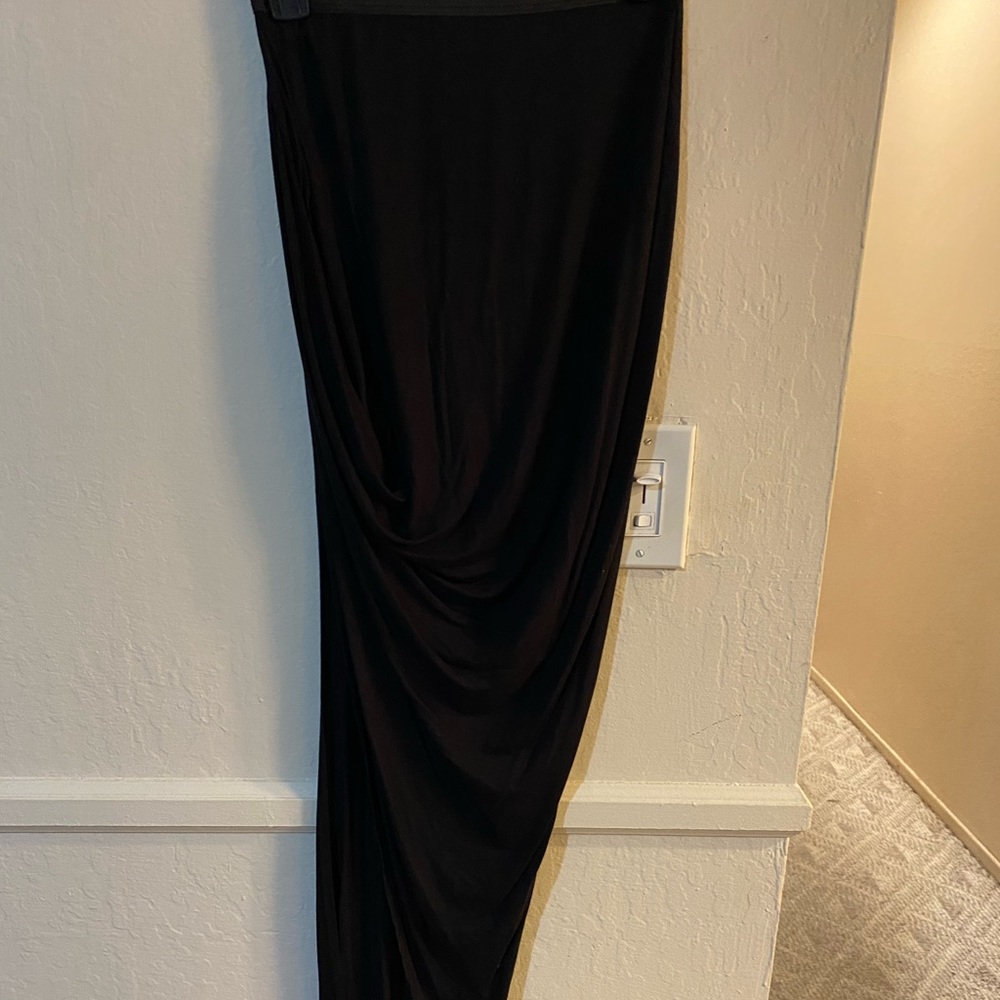 Long black skirt